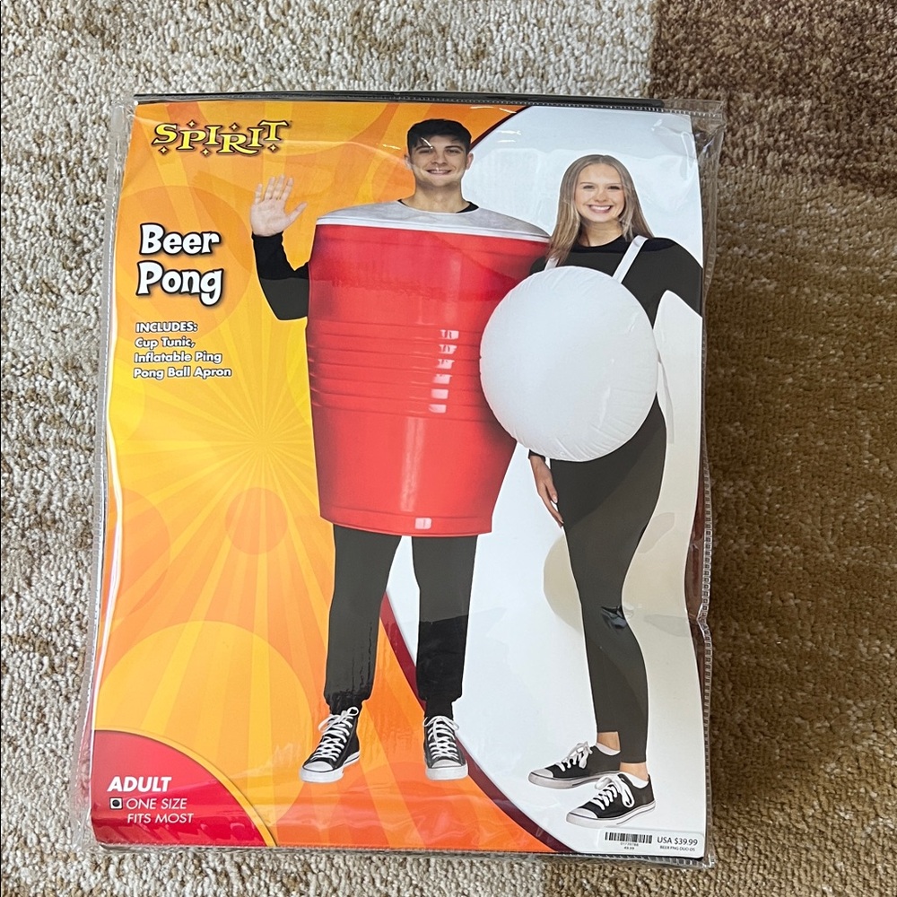 Spirit Red Cup and White Ball Costume Set
